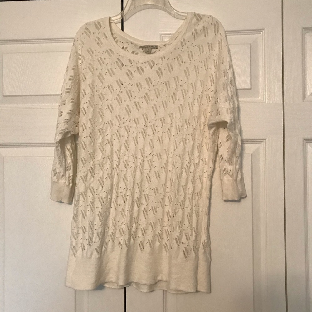 White Dana Buchman sweater